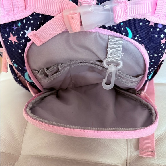 Pottery Barn Kids' Sun Moon Star Mackenzie Backpack Glow in the Dark Small Blue - Picture 7 of 7